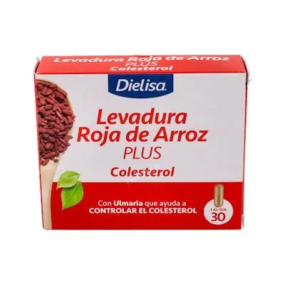 Levadura roja de arroz plus 30 cápsulas, Dietisa (dielisa)