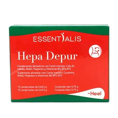 Essentialis hepa depur 15 comprimidos, Heel