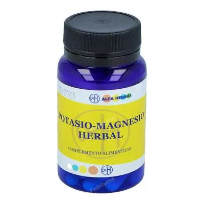 Potasio - magnesio 60 cápsulas, Alfa Herbal