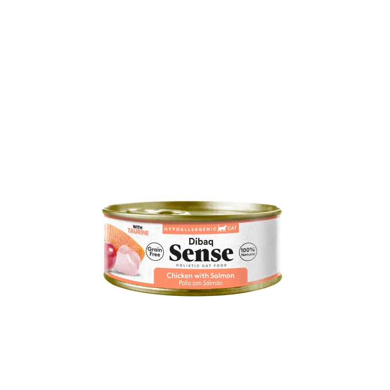 Dibaq sense pollo salmone gatto lattina 70 g, Dibaq Vet