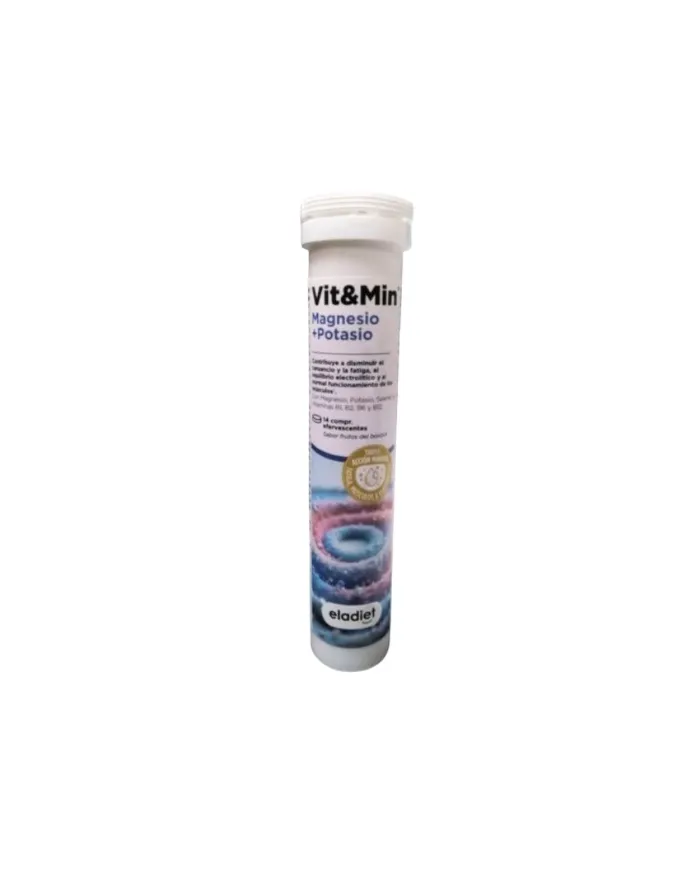 Vit min magnesio+potasio 14 comprimidos, Eladiet