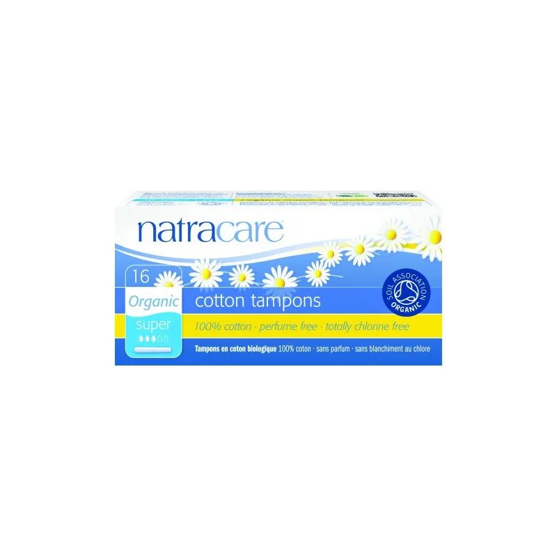 Tampon super con aplicador 16 uds., Natracare