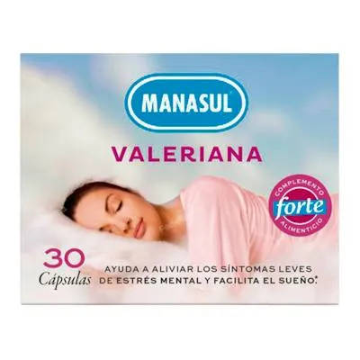 Valeriana forte 60 cápsulas, Manasul