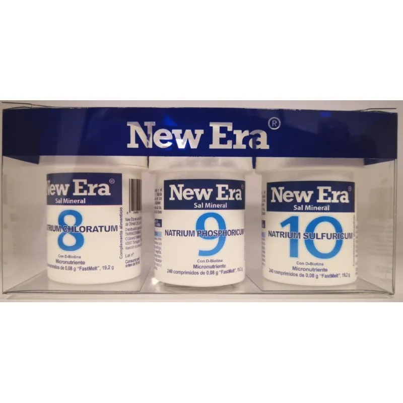 Schussler trio metabolismo (sales 8+9+10), New Era