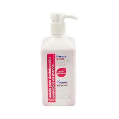 Scrub jabón antisept clorhexidina 4 500 ml, Despro