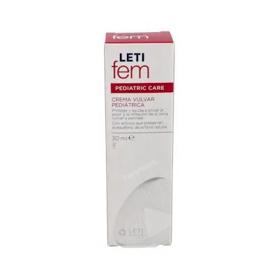 Letifem crema vulvar pediat 30 g, Leti