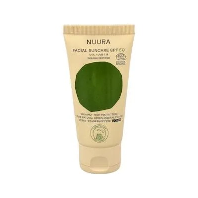 Crema solar facial SPF50 color BIO 50 ml, Nuura