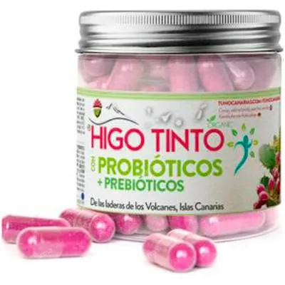 Higo tinto probioticos y prebioticos 90 cápsulas, Tuno Canarias