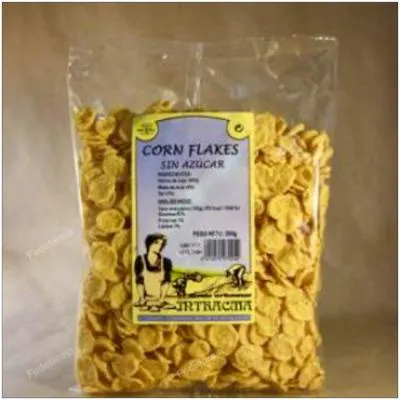 Corn flakes maiz sin azúcar 250 g, Intracma