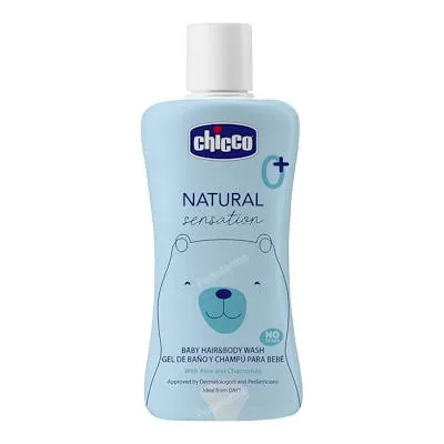 Natural sensation gel/shampoo zonder tranen 200 ml, Chicco