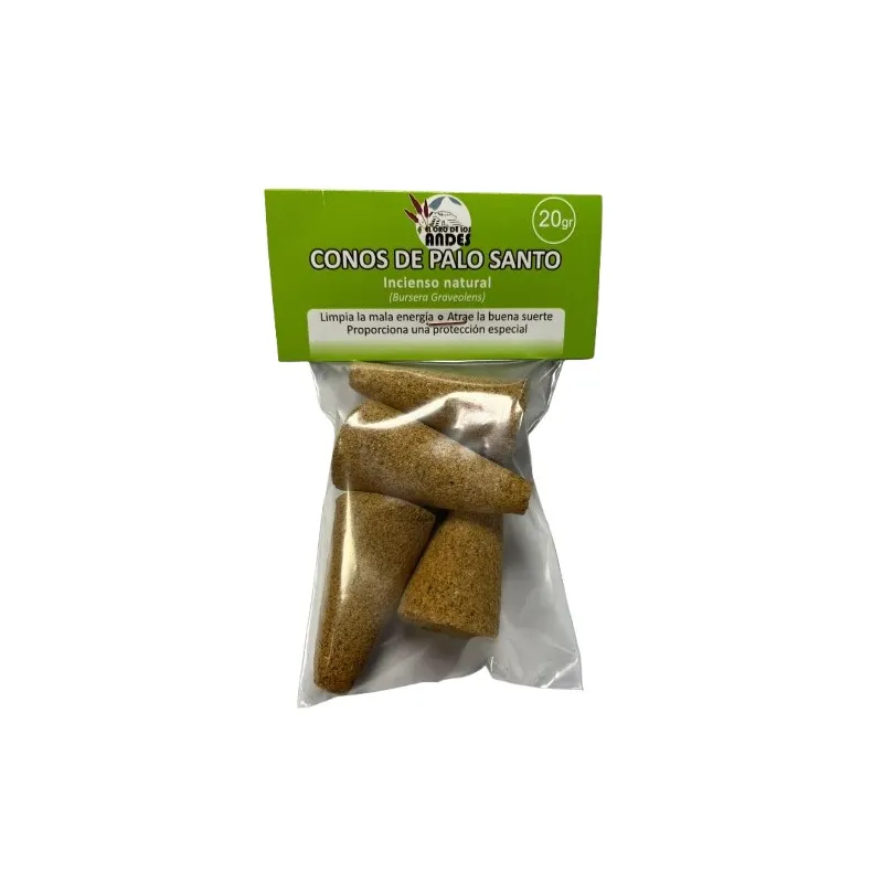 Cônes de palo santo 4 pcs, 25 g, Oro Los Andes