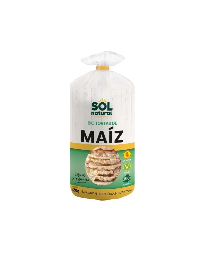 Tortas maiz s/g sol natura BIO, Sol Natural