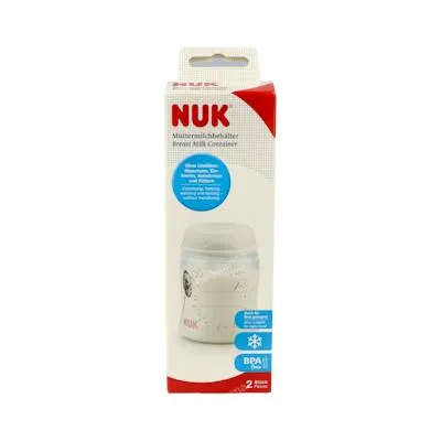 Recipiente para leche materna set 2piezas, Nuk