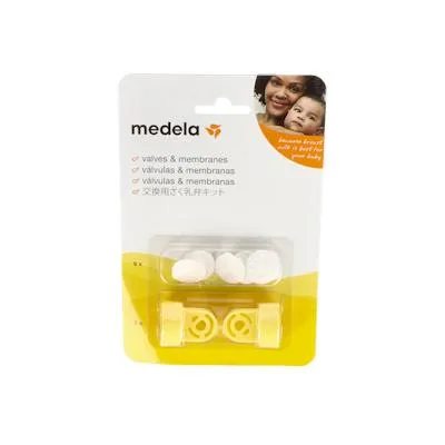 Pack 2 valvulas + 6 membranas 0080293, Medela