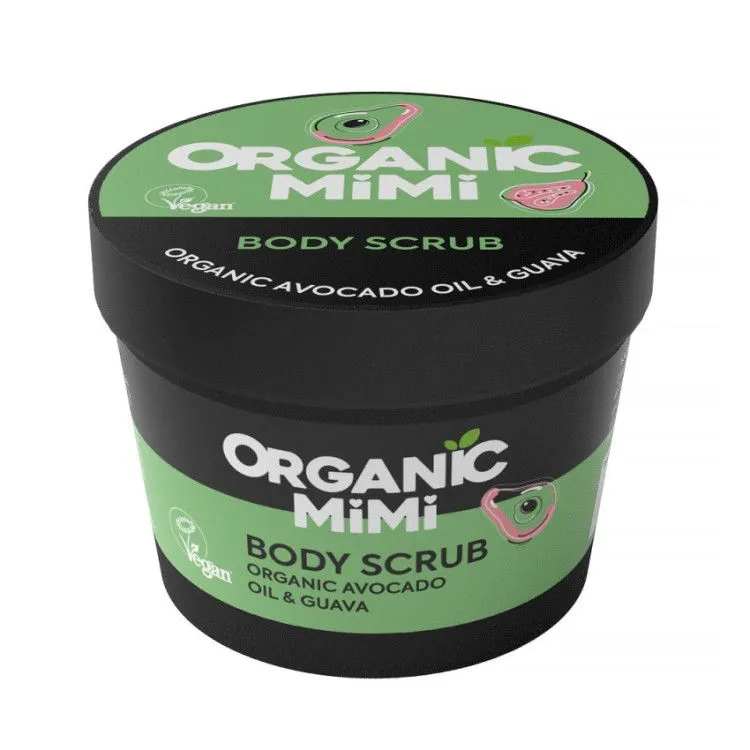 Exfoliante Corporal Aguacate y Guayaba 120 g, Organic Mimi