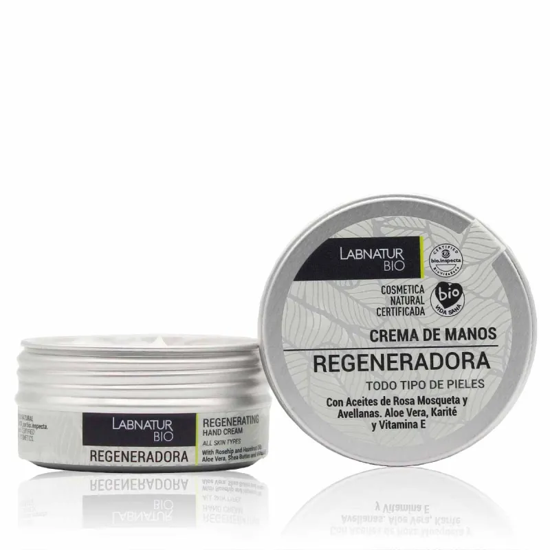 Crema manos regeneradora 50 ml, Labnatur Bio