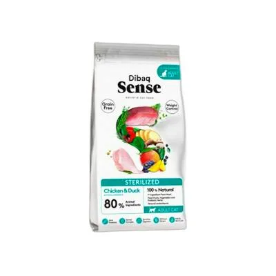Dibaq sense pollo-anatra gatto sterilizzato 1,5 kg, Dibaq Vet