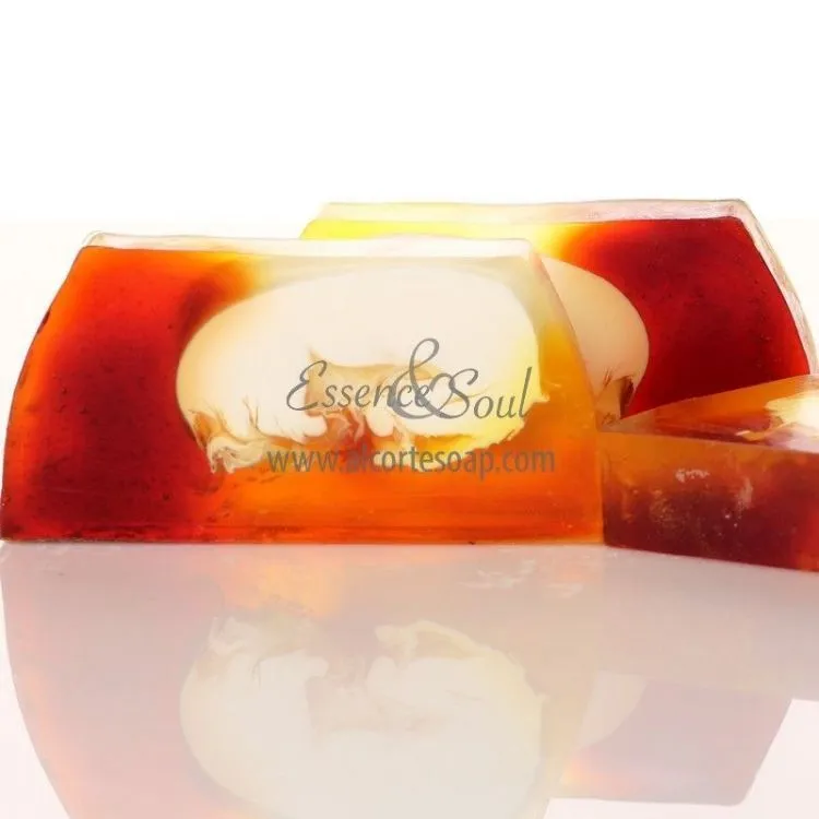 Barra jabón de glicerina ciruela, Big Soap Factory