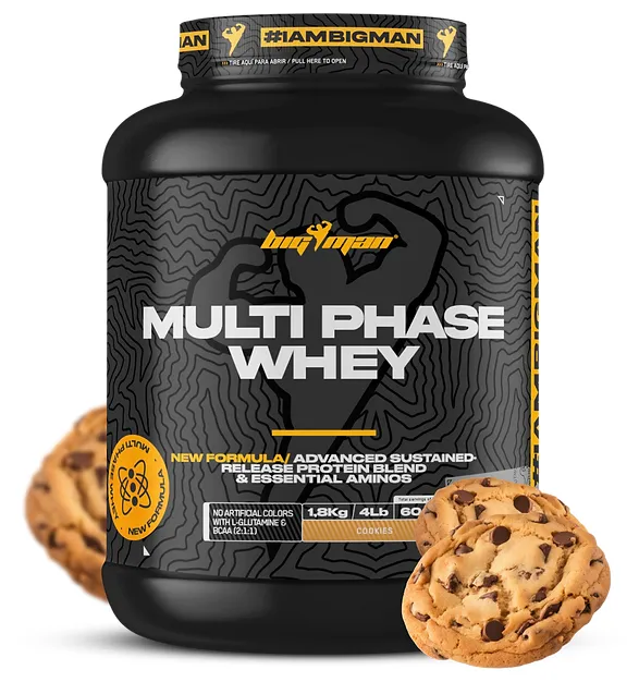 Multi phase whey cookies 1,8 kg, Bigman