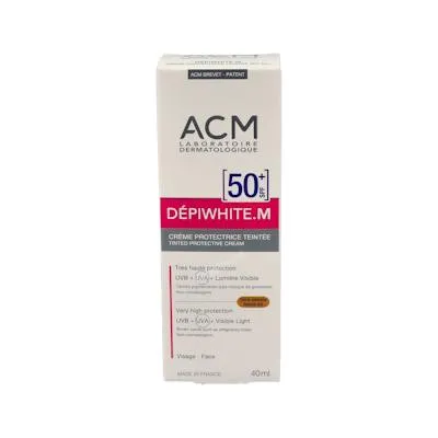 Depiwhite M. crema con color (dorado) SPF 50 40 ml, Acm Laboratoires