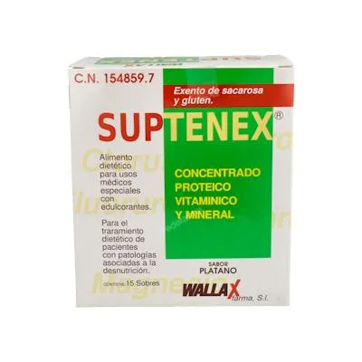 Suptenex plátano 15 sobres, Wallax Farma
