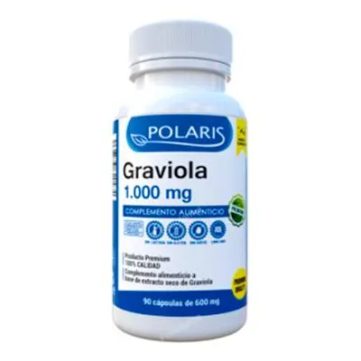 Graviola 1000 mg 90 cápsulas, Polaris