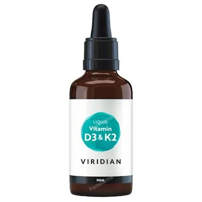 Vitamina D3 & K2 liquida 50 ml, Viridian