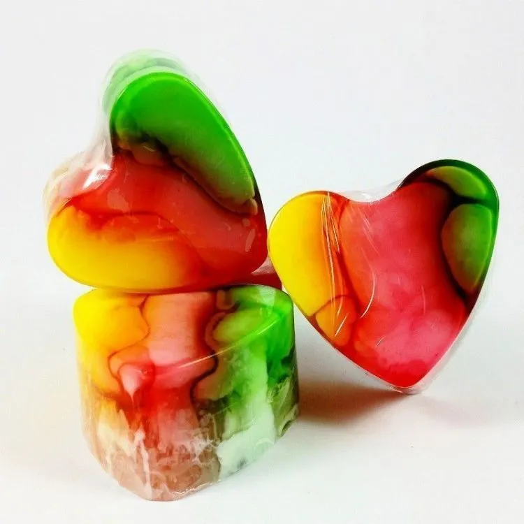 Jabón forma corazón chicle, Big Soap Factory