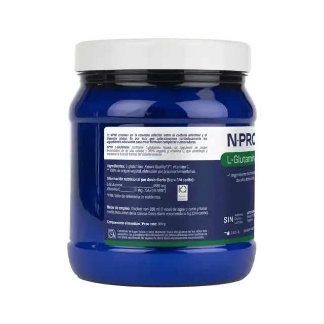 L-Glutamina 300 g, Npro · imagen 2