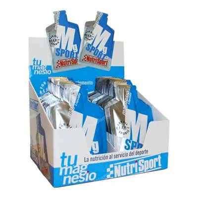 Magnesio líquido calambres caja 24 sobres, Nutrisport
