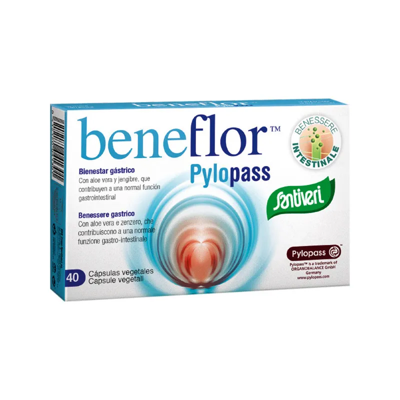 Beneflor pylopass 40 cápsulas, Santiveri