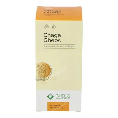 Chaga 60 cápsulas, Gheos