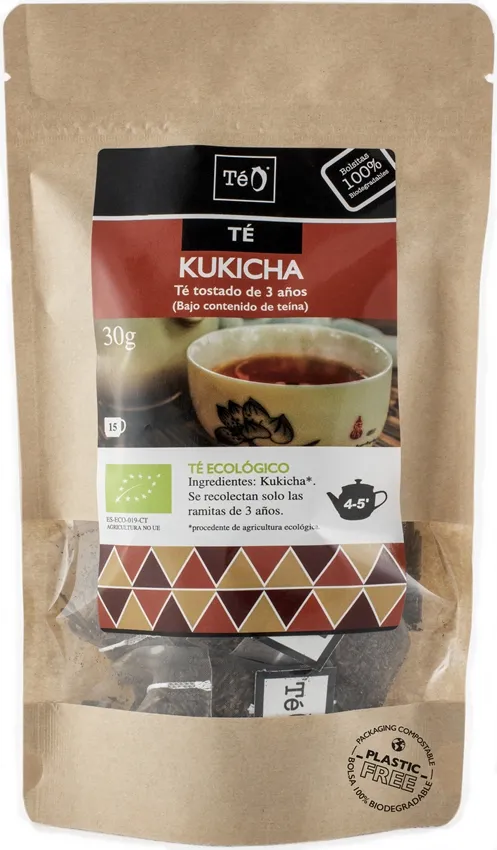 Gerösteter Kukicha-Tee 15 Beutel Téo-Teo BIO 30 g, Teo Bio