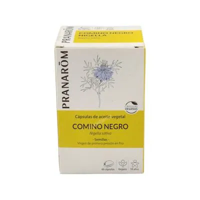 Pranarom P. acabado cominho-preto 60 cápsulas, Pranarom P.acabado
