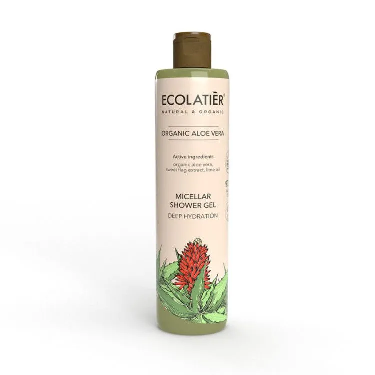 Gel de Ducha Micelar Hidratación Profunda Aloe Vera BIO, Ecolatier