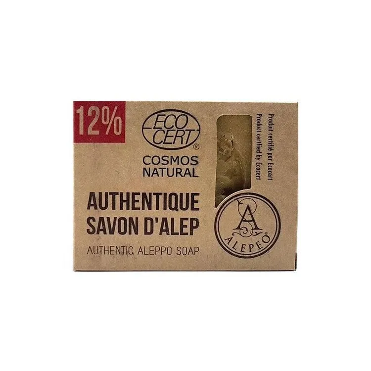 Sapone solido all'Alepo 12% EcoCert, Alepeo