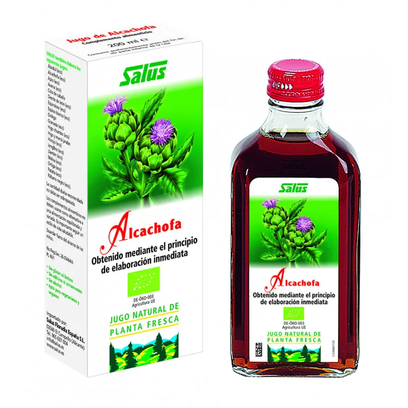 Jus d'artichaut BIO 200 ml, Salus