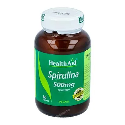 Spirulina 60 comprimidos, Health Aid