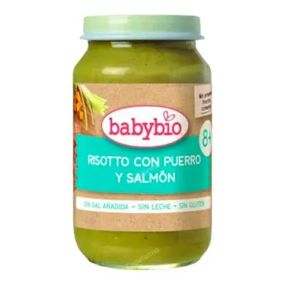Lauchrisotto mit Lachs 200 g, Babybio