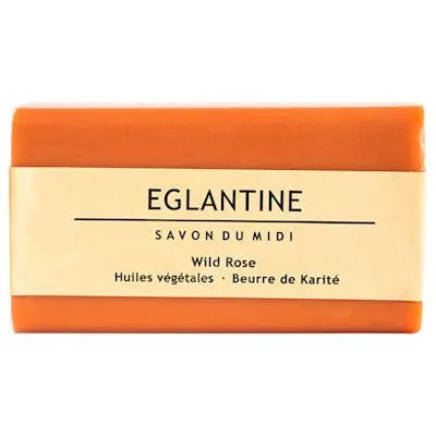 Zeep in blokje met wilde roos BIO 100 g, Savon Du Midi