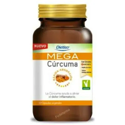 Mega curcuma 50 gélules, Dietisa (dielisa)