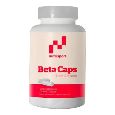Beta caps beta-alanina 100 cápsulas, Nutrisport