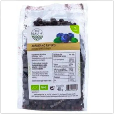 Arándano negro entero BIO 40 g, Eco Salim