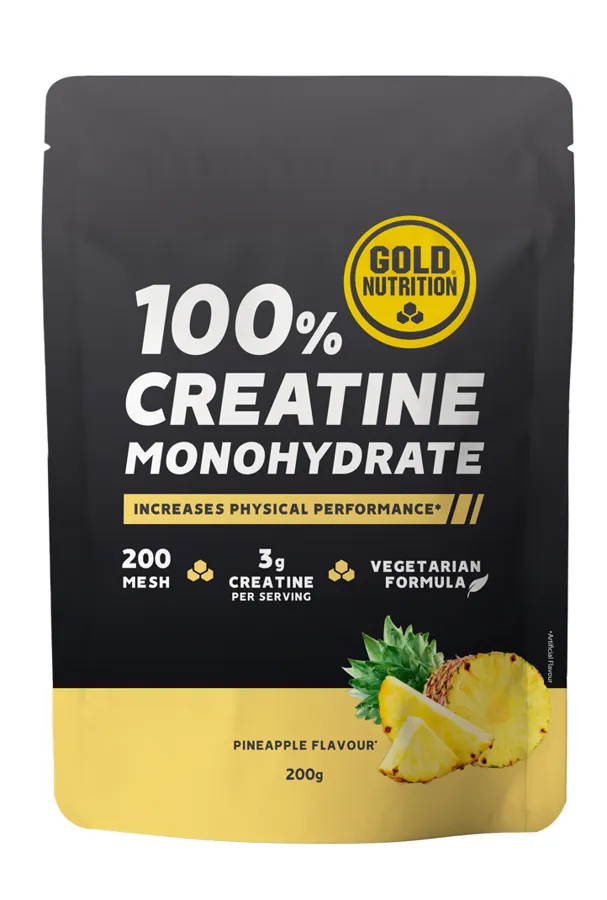 Creatine monohydrate piña 200 g, Gold Nutrition