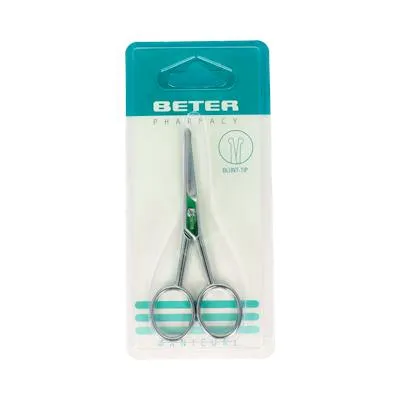 Forbice unghie cromata punta arrotondata 10,5cm 24013, Beter
