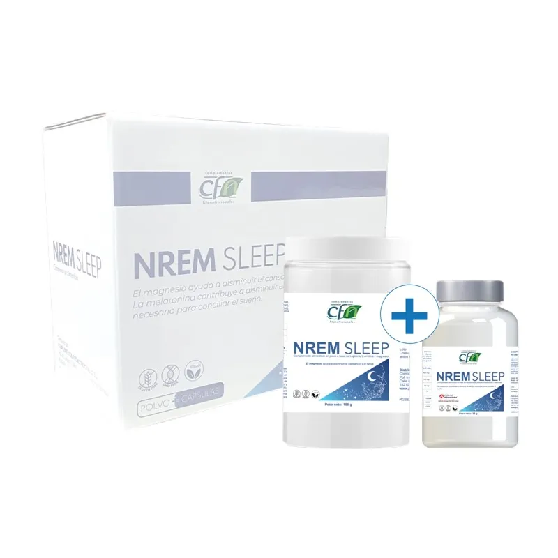Nrem sleep pack polvo 196 g 60 cápsulas, Cfn