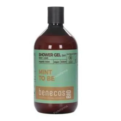 Gel de baño 2en 1 menta BIO 500 ml, Benecos