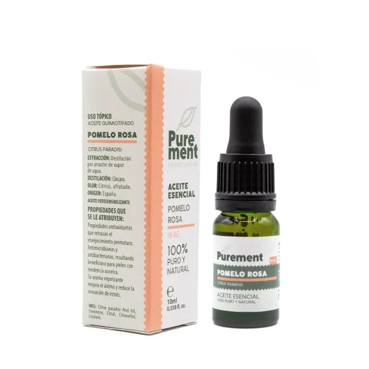Huile essentielle de Pamplemousse Rose 10 ml, Purement