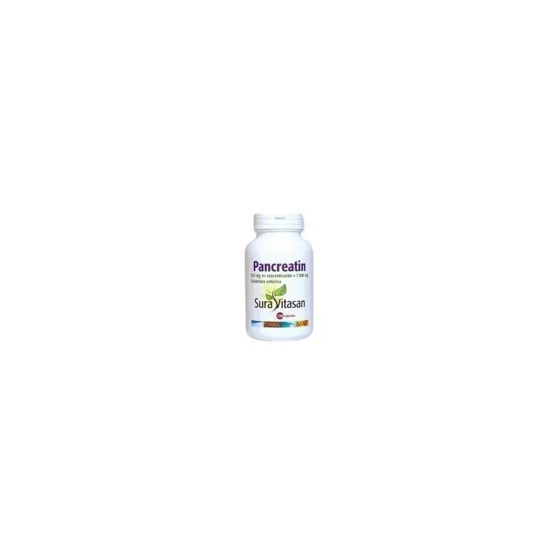 Pancreatin 120 cápsulas, Sura Vitasan