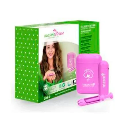 Aplicador reutilizable + tampon regular 8U-SUPER 8, Masmi